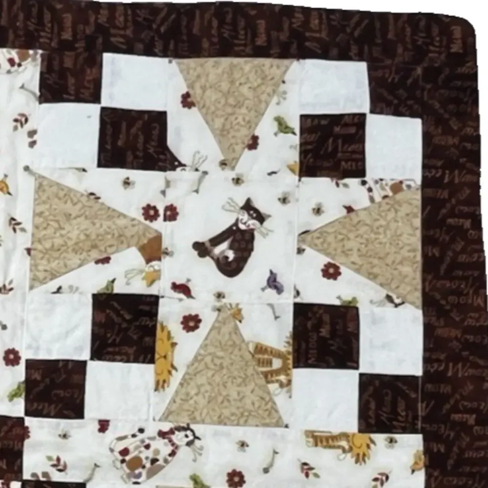Handmade Cat Quilt 27